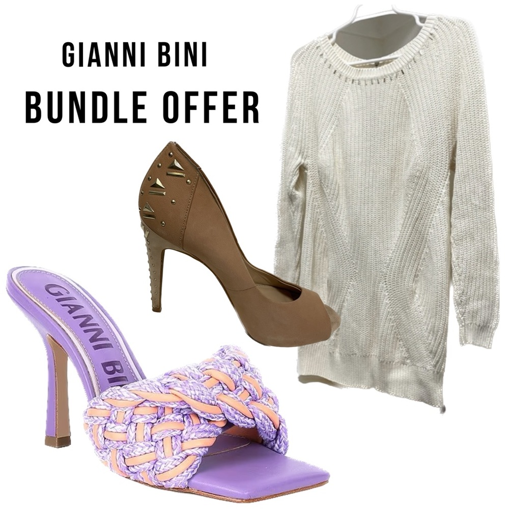 Gianni Bini •2 SHOE & Sweater BUNDLE • Sz 8.5